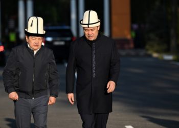 Садыр Жапаров Бишкектеги майрамдык Айт намазга катышты