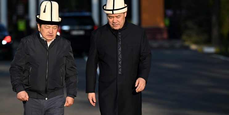 Садыр Жапаров Бишкектеги майрамдык Айт намазга катышты