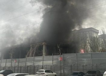 Бишкектин Түштүк магистралында өрт чыкты (видео)