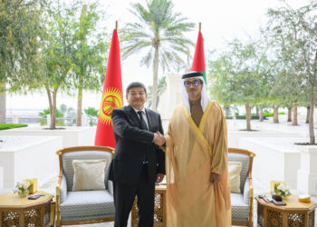 Акылбек Жапаров шейх Мансур бин Заед Аль-Нахайян менен жолукту