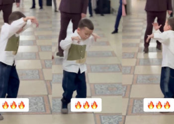 Тойдо бийлеген балакайдын видеосу интернетти «жарды» (видео)