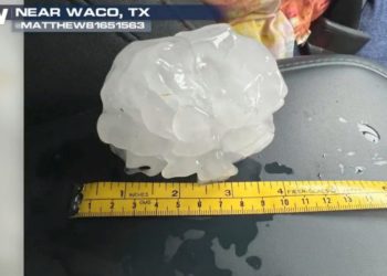 АКШнын Техас жана Флорида штаттарында муштумдай болгон мөндүр жаады