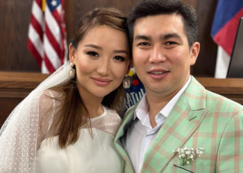 Ырчы Азалия менен жолдошу АКШда никесин расмий каттатышты (сүрөт)