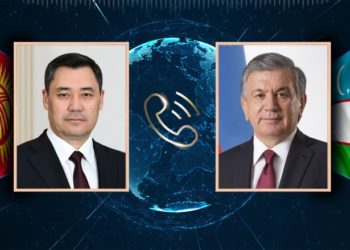 Садыр Жапаров Шавкат Мирзийоевди референдумдун өтүшү менен куттуктады