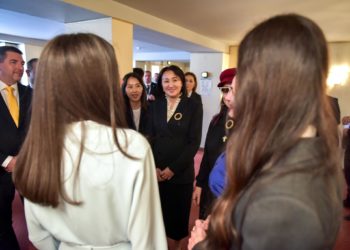 Айгүл Жапарованы Хорватиянын ханайымы сый тамакка чакырды