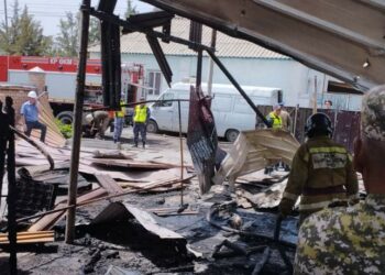 ӨКМ: «Дмитриевкадагы террористти кармоо учурунда үйдөн чыккан өрт өчүрүлдү»