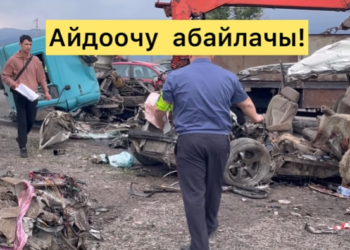 Токмокто үрөй учурган жол кырсыгы катталып, 8 адам көз жумду (видео)