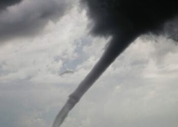 Чүйдүн айылдарынын биринде чаң сапырган куюндун видеосу тарады