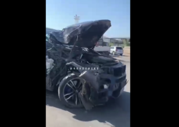 Бишкекте маршруттук такси менен жол тандабастын катышуусундагы кырсыктын видеосу тарады