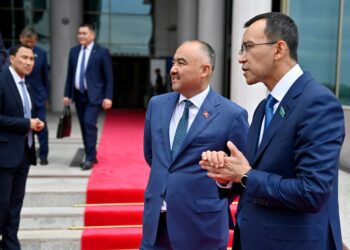 Нурланбек Шакиев Казак парламентинин Сенатынын ишмердүүлүгү менен таанышты