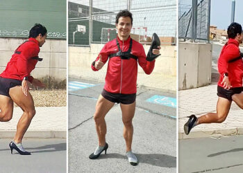 Атың чыкпаса! Шиштака менен чуркаган эркек рекорд койду