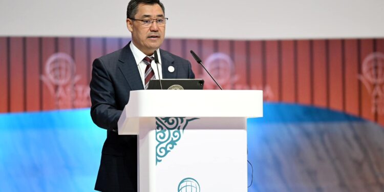 Садыр Жапаров: «Кыргызстан глобалдык чакырыктарды чечүүгө өз салымын кошууга даяр»