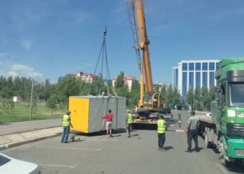 Вице-мэр Орунтаев билек түрө сейил бактарга киришти