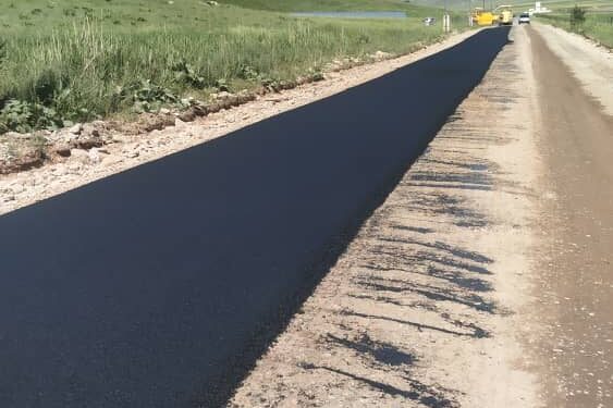 Мырза-Аке — Кара-Кулжа — Алайкуу унаа жолуна асфальт төшөлүүдө