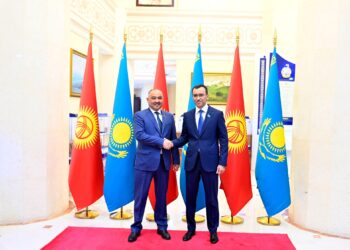 «Чек арадагы жүк ташуучулардын маселесин чечүү башкы маселе». Шакиев Ашимбаев менен жолугушту