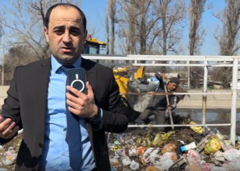 «Тазалыктын» башчысы Бишкектин Октябрь районун 10 күн ичинде таштандыдан тазалоону убадалады