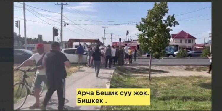 Арча-Бешик конушунун тургундары жолду буушту деген видео тарады