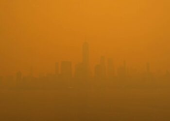 Жүрөк үшүн алган тасмадай! Нью-Йорктун асман тиреген имараттары да көрүнбөй калды