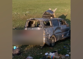 «2 аял, айдоочу жана анын жанындагы каза болду». Бишкек-Ош жолунда катталган жол кырсыктын видеосу тарады