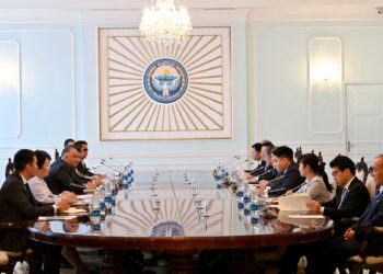 Нурланбек Шакиев «Япония-Кыргызстан» достук лигасынын делегаттары менен жолукту