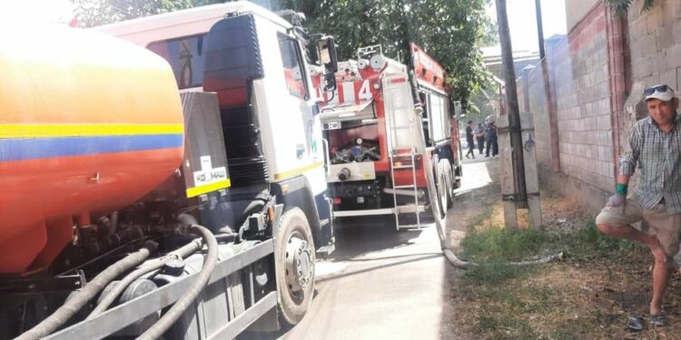 Бишкекте катталган ири өрт чектөөгө алынды