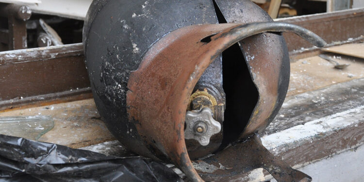 Ошто тамактануучу жайда газ баллон жарылып, 1 адам каза болду