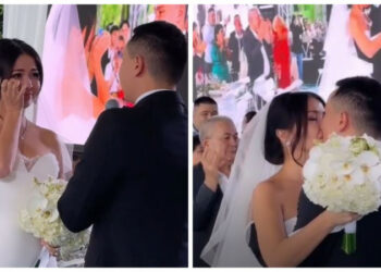 Казак актрисасы Асель Садвакасова өзүнөн 10 жаш кичүү сүйүктүүсүнө турмушка чыкты (видео)