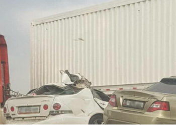 Чүйдө эки жеңил унаанын жүк ташуучу унаанын алдына кирип кеткендеги видеосу тарады