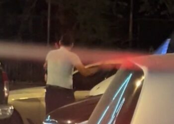 Бишкекте аялды сабап жаткан эркек кишинин видеосу тарады