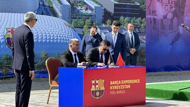 Бишкекте «Барселона» футбол академиясы курулат