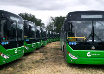 Бишкектеги жаңы автобустарга видеобайкоо камерасы орнотулуп жатат