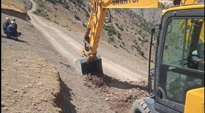 Зардалыга кете турчу жалгыз жол кеңейтилди