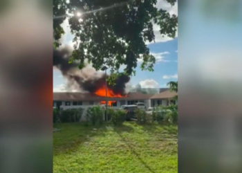 АКШда өрт өчүрүүчү тик учак кулап, 2 адам көз жумду (видео)