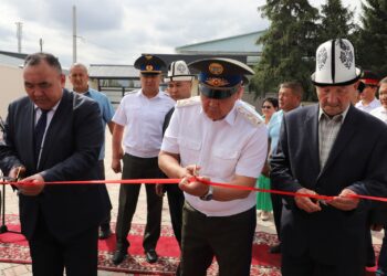 Жети-Өгүздө УКМКнын жаңы имаратынын ачылышы болду (сүрөт)