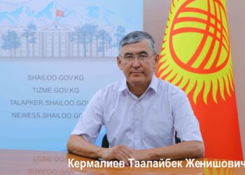 Депутаттыкка талапкер Таалайбек Кермалиев добуш берүүгө катышты