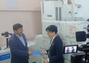 Кыргызстанга кызамыкка каршы 755 миң вакцина келди. Эмдөө башталат