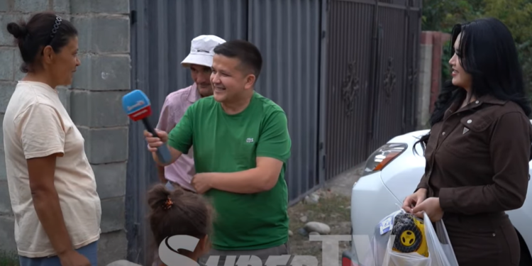 Айгерим Расул кызы SUPERTV’нын «аргасыздан иттин этин жейбиз» деген каармандарына 150 миң сомдук жардам көрсөттү