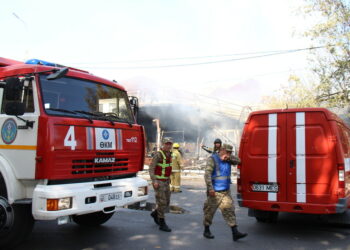 Бишкекте орус драм театрында өрт чыкты