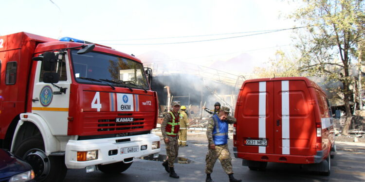 Бишкекте орус драм театрында өрт чыкты