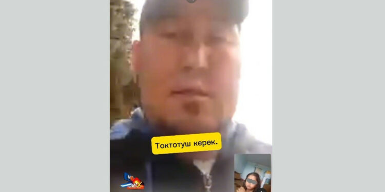 «Ата дебе мени». Интернетте кызын сөгүп жаткан кишинин видеосу тарап, иликтөө жүрүп жатат