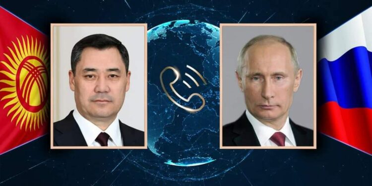 Садыр Жапаров Владимир Путинду туулган күнү менен телефон аркылуу сүйлөшүп куттуктады