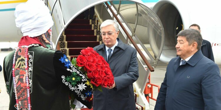 Бишкекке Касым-Жомарт Токаев келди (видео)