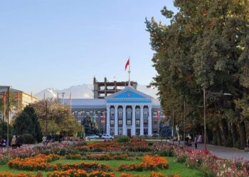 Бишкек мэриясынын артында курулуп жаткан имарат тоонун көрүнүшүн жаап калышы нааразычылык жаратты