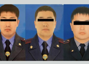 Ошто издөөдө жүргөн 3 милиция кызматкери кармалды