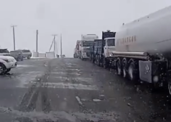 Төө-Ашууда кар жаап жатат (видео)