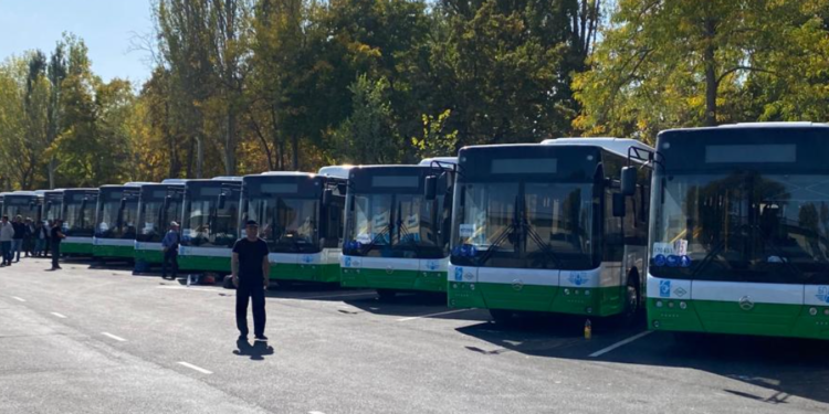 Бишкекке кезектеги жаңы 58 автобус келди