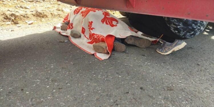 Ошто 38 жаштагы жаран унаа алдында калып көз жумган. Шектүү кармалды