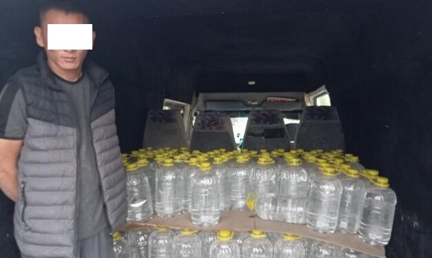 Тажикстандан Баткенге аткезчилик жолу менен спирт ташыган шектүү кармалды