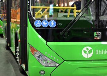 Бишкекте №103 каттамга маршрутканын ордуна автобустар чыга баштады