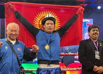 Акназар Кенжебаев шахбоксу боюнча Дүйнө чемпиондугунда алтын жеңди